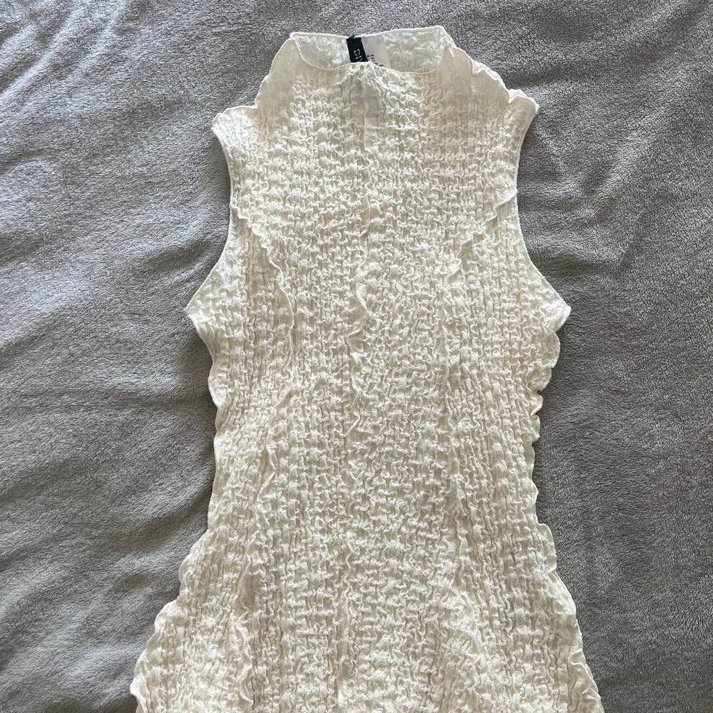 H & M Ivory (See Through) Tank